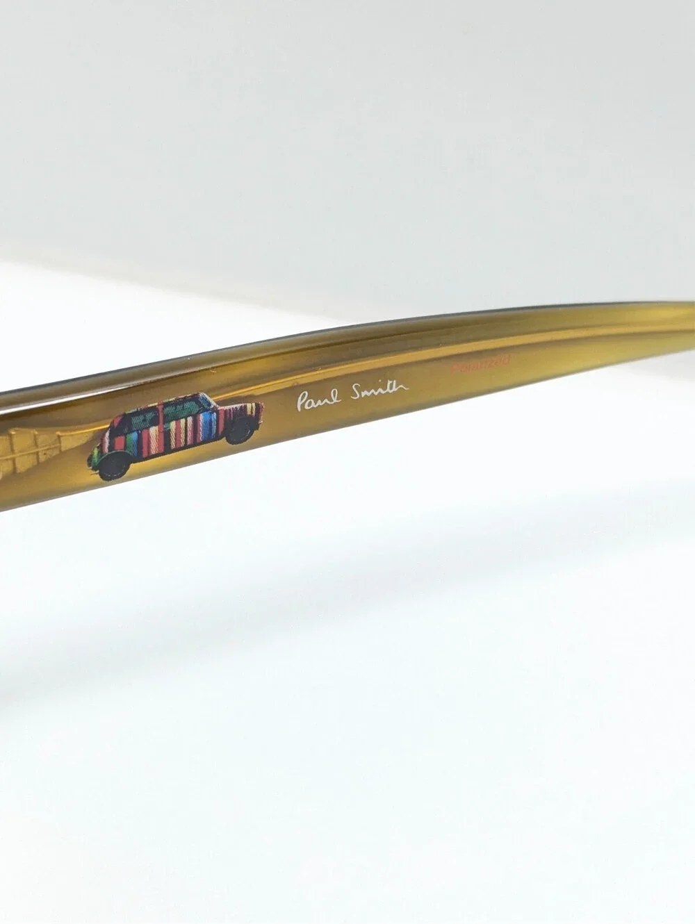 Paul Smith PS-353 Yellow Polarized Honey Tortoise Unisex Sunglasses 57-17-135